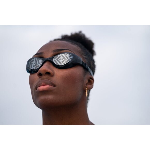 Fendi x Arena Limited Edition Swim Goggles and Swim Cap with Case - Picture 2 of 7